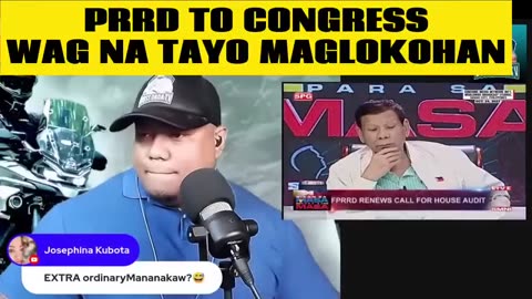 Di nyo maloloko si PRRD sinimulan nyo yan ehh. Edi nanahimik kayong mga tambaloslos.