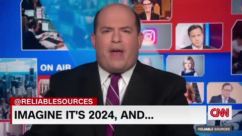 Brian Stelter absolutely melts down over the prospect of Trump running in 2024
