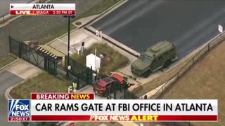Fox News: Car rams gate at FBI office in Atlanta