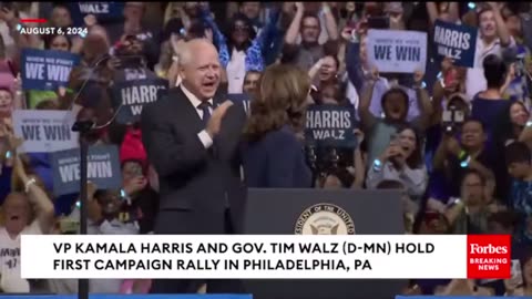 FULL REMARKS: Kamala Harris Hits The Campaign Trail With Tim Walz In Philadelphia, Pennsylvania