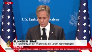 Israel: Antony Blinken hold news conference in Tel Aviv