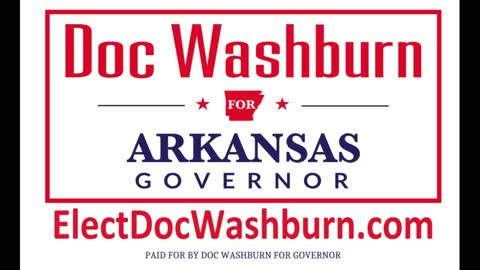 "Sarah = Asa 2.0" Doc Washburn, conservative Republican for Arkansas Governor radio ad