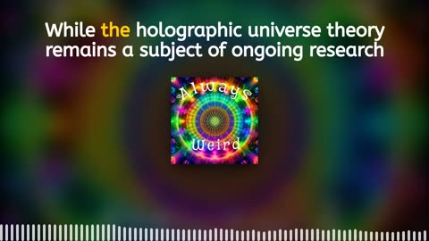 Is the Universe a Giant Hologram?