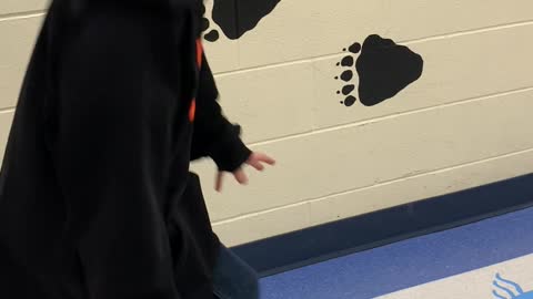 Cool Sensory Path at a School