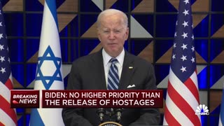 Watch President Biden’s full remarks on the Israel-Hamas conflict