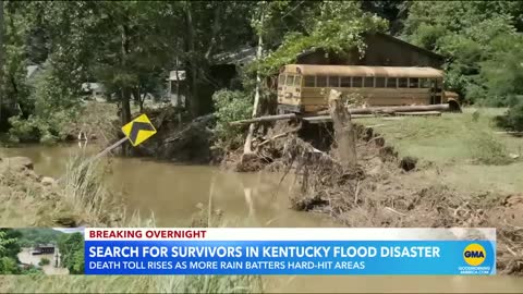 Death toll rises to 28 after historic Kentucky flooding