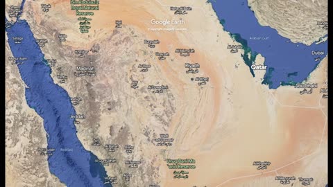 "Saudi Arabia 🌍 Soar: Google Earth Zoom Across 13,137km! #ExploreSaudiArabia"