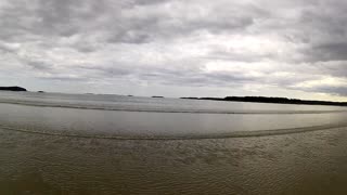 Roque Bluffs Sunset During Low Tide