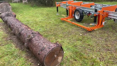 Badlands winch with a Norwood HD36V2 log loader