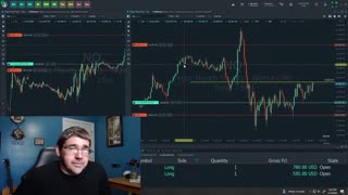 Live Day Trading NQ Futures (100k Account) | $815 Profit [Power Hour]