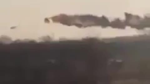 Ukraine war Russian helicopter shot down