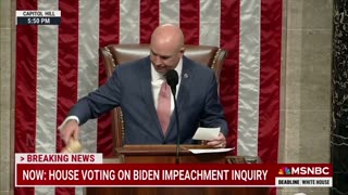 House votes 221-212 to open Biden impeachment inquiry