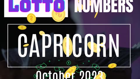 CAPRICORN - LUCKY LOTTERY NUMBERS💸❤️💲💕❤️✨👉SEPTEMBER 2023. #tarot #tarotreading #tarotcards