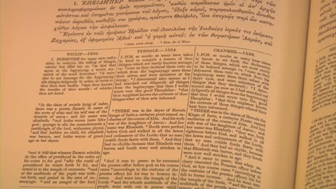 1841 English Hexapla Parallel New Testament Facsimile Reproduction