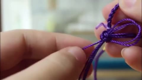 DIY braided rope, peach blossom bracelet, super pretty18