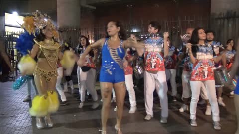Macumba dance music in Santiago, Chile