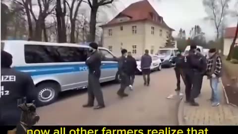 Wie das ZDF(Deutsche TV) der Protest der Bauern manipuliert mit Schild von ZDF Mann