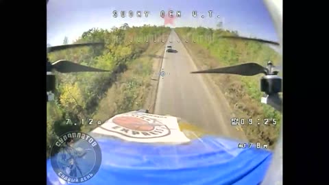 🇷🇺 RU POV: Russian FPV Drone Strikes Ukrainian Pickup Truck | RCF