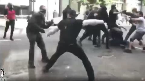 18 years for knocking out Antifa