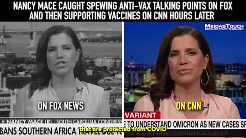 RINO Two Face Nancy Mace Pushes Very Different COVID Messages On Fox And CNN