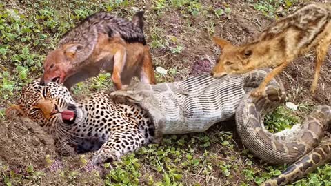 The power full battles of the animals world lion buffalo jackal Harsh life of the wild animals