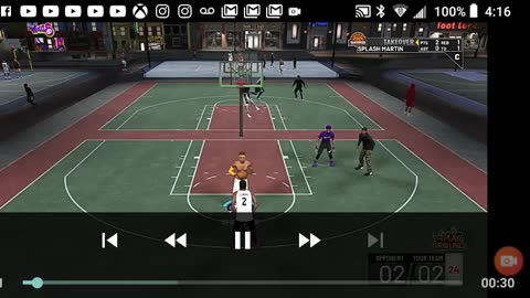 NBA 2k19 Crazy Posterizer on a lockdown defender