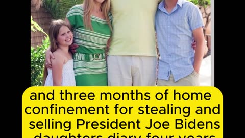 Florida woman is sentenced to a month in jail for selling Biden's daughter's diary