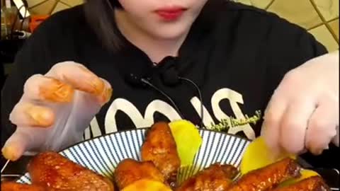 [MUKBANG] 콜라닭날개 중국음식 먹방 Chicken wings CHINESE FOOD