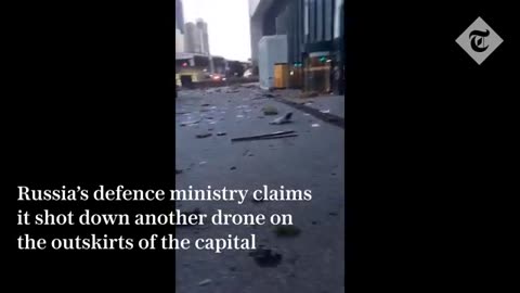 Ukrainian Drones Hit Moscow Business District