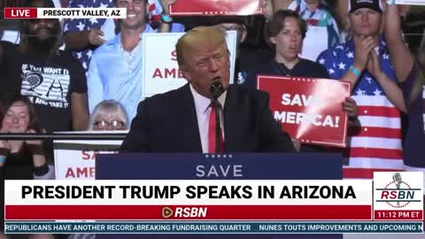 President Trump speaks in Arizona