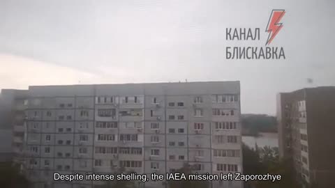 Despite intense shelling, the IAEA mission left Zaporozhye for Energodar.