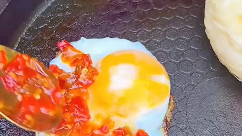 Chinese Burger Baby fried eggs