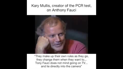 Kary Mullis - Inventor of the PCR, talks about PCR and AIDS Hoax - Calls Fauci a Fraud