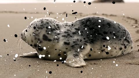 Adorable Seal On The Beach