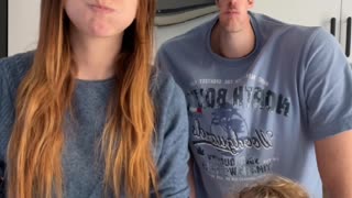 Family Tries Not to Laugh at Face Filters