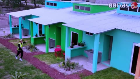 A Man Built 100 Houses for Poor People & Give Away!