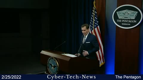 Pentagon Press Secretary Holds Briefing on Ukraine Events, 2/25/2022