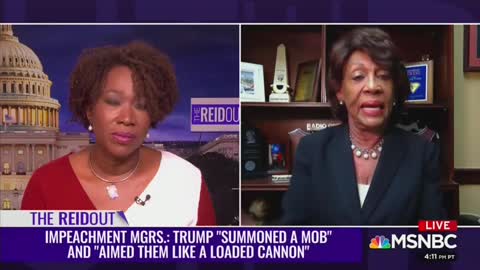 Maxine Waters calls for Trump to be charged