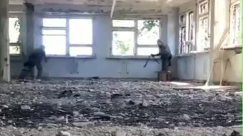 FOOTAGE OF UKRAINIAN DEFENDERS IN BATTLE WITH RUSSIAN FORCES IN SEVERODONETSK