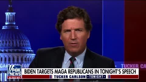 Tucker IMPEACHES Biden on live TV after giving fascist speech declaring war on "MAGA Republicans”?!