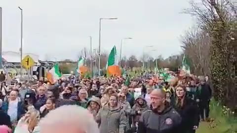 🇮🇪 Ireland - Huge Protest today in Ireland as locals take to the streets in revolt of