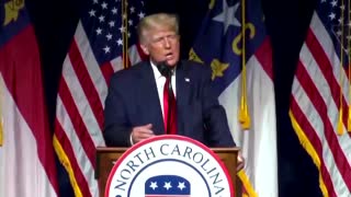 Donald Trump speaks at North Carolina GOP convention dinner