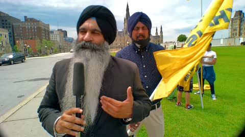 Canadian Sikh's Rally against Genocide in the past, the present and future