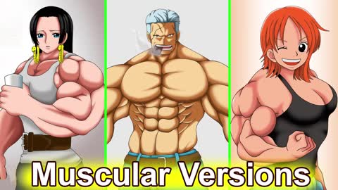 One Piece Character as BodyBuilder