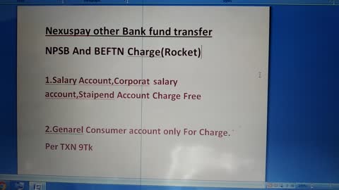 Fund Transfer charge