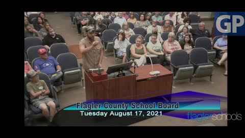 Parents Protest Vaccine, Mask Mandate At Flagler County School Board Meeting (2)