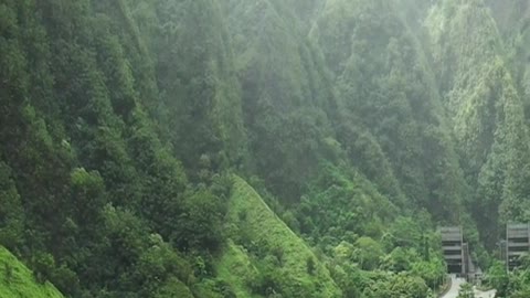 Highway In The Mountain Valley