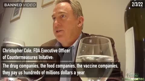 BREAKING : Food & Drug Admin Executive Officer, Christopher Cole, Reveals Vax WILL Be Mandatory