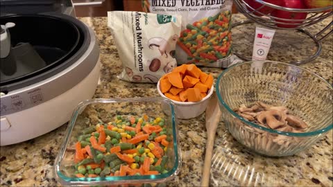 Frozen Mixed Vegetables in ACTIFRY