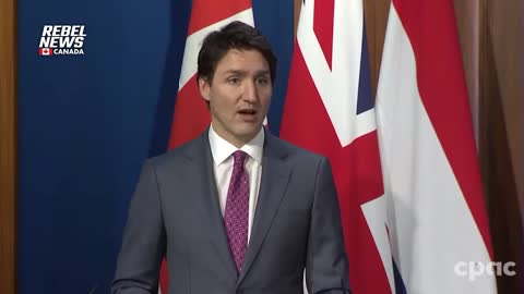 Trudeau: now is the time "to stand for democracy against disinformation, misinformation, propaganda"